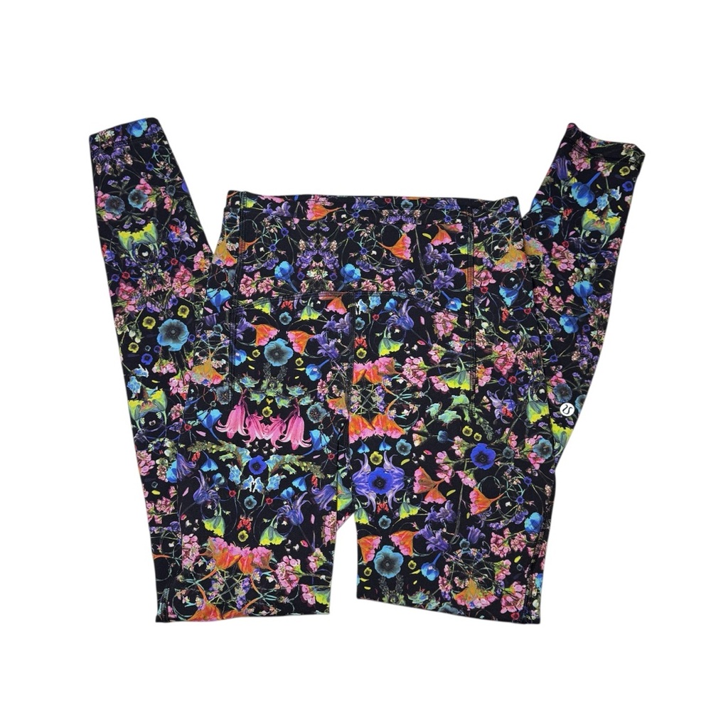 Lululemon Swift Speed HR Leggings "Flowerscope Black Multi" 28"